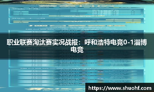 职业联赛淘汰赛实况战报：呼和浩特电竞0-1淄博电竞